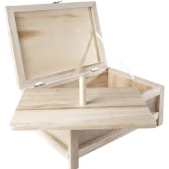 Cave à fromage avec plateau de service naturel