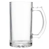 Chope à bière en verre 480ml H14,8cm