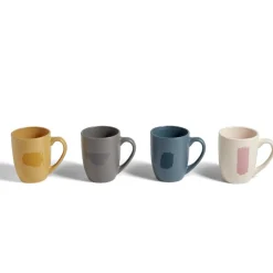 Coffret 4 mug faïence 35cl