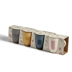 Coffret 4 mug faïence 35cl