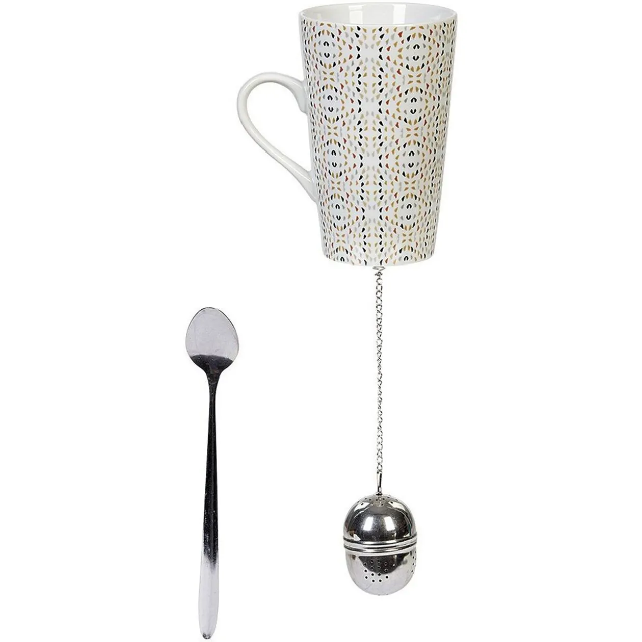 Coffret Mug 45cl infuseur à thé et cuillere