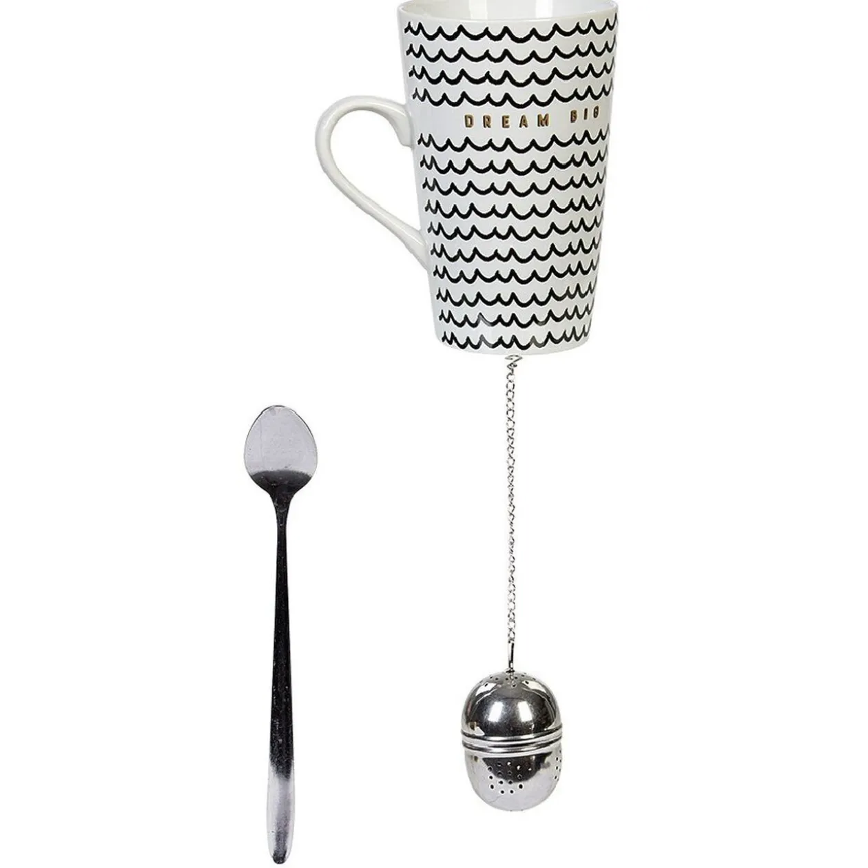 Coffret Mug 45cl infuseur à thé et cuillere