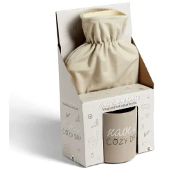 Coffret mug 330ml et bouillotte 600ml cosy beige