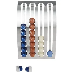 Colonne porte capsule à café gris