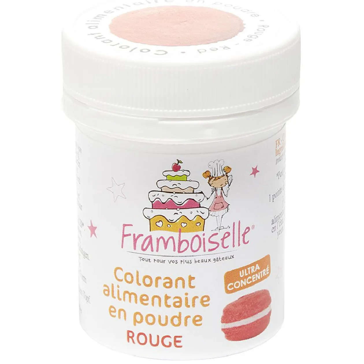 Colorant alimentaire en poudre rouge