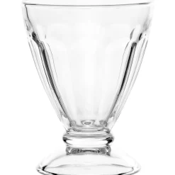 Coupe à glace en verre transparent