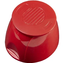 Coupe tranches tomate mozzarella oeuf dur