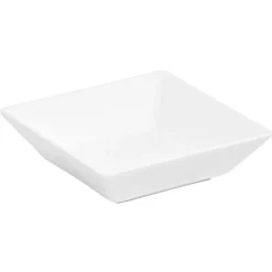 Coupelle blanche carrée