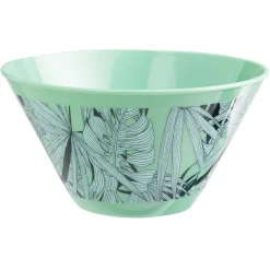 Coupelle en plastique décor feuillage