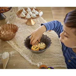 Coupelle en verre Halloween design toile d'araignée Ø15cm