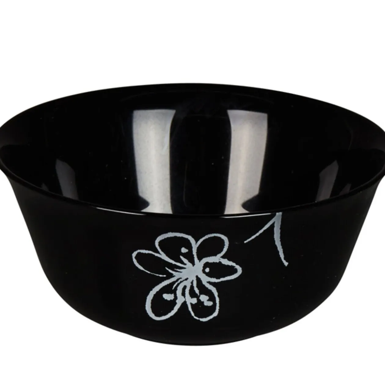 Coupelle Luminarc noir design asiatique Ming White