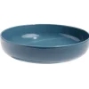 Coupelle Oslo porcelaine bleu brillant uni