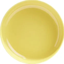 Coupelle Oslo porcelaine jaune mat uni