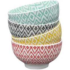 Coupelle porcelaine décor géométrique