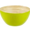 Coupelle ronde bambou verte