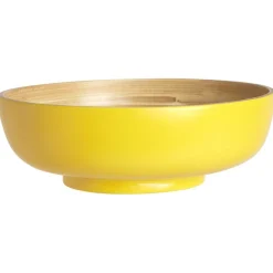 Coupelle ronde en bambou coloré Ø15 cm