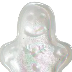 Coupelle verre bonhomme pain d'épice irisé