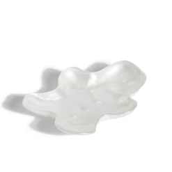 Coupelle verre bonhomme pain d'épice irisé