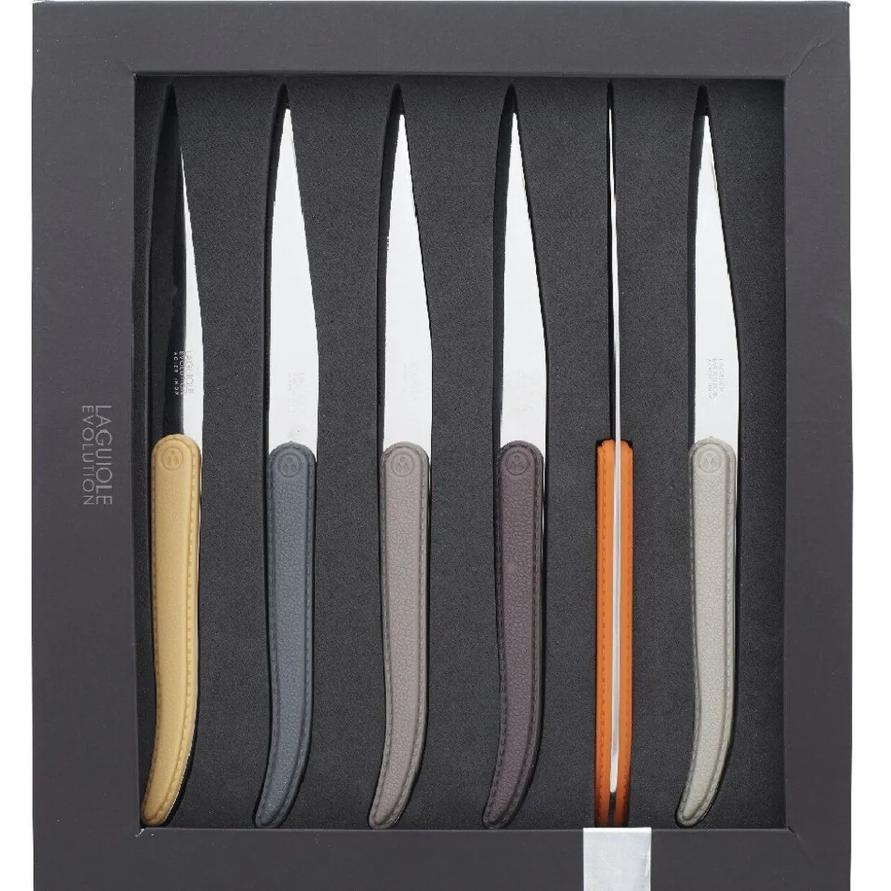 Couteau multicolore x6 laguiole