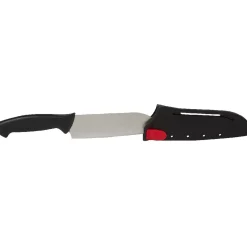 Couteau santoku avec étui aiguiseur L. 23 cm