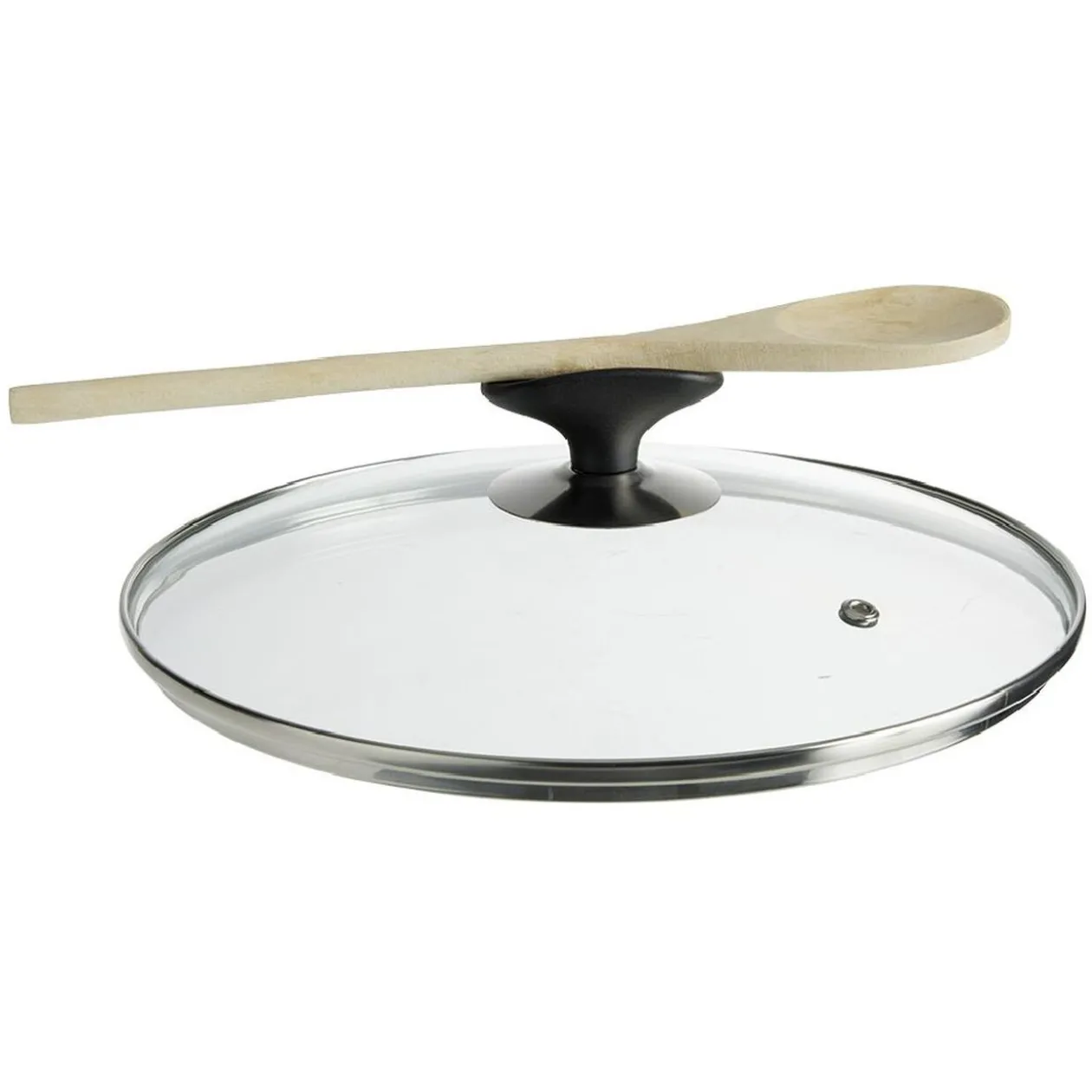 Couvercle anti éclaboussures en verre trempé Ø24 cm