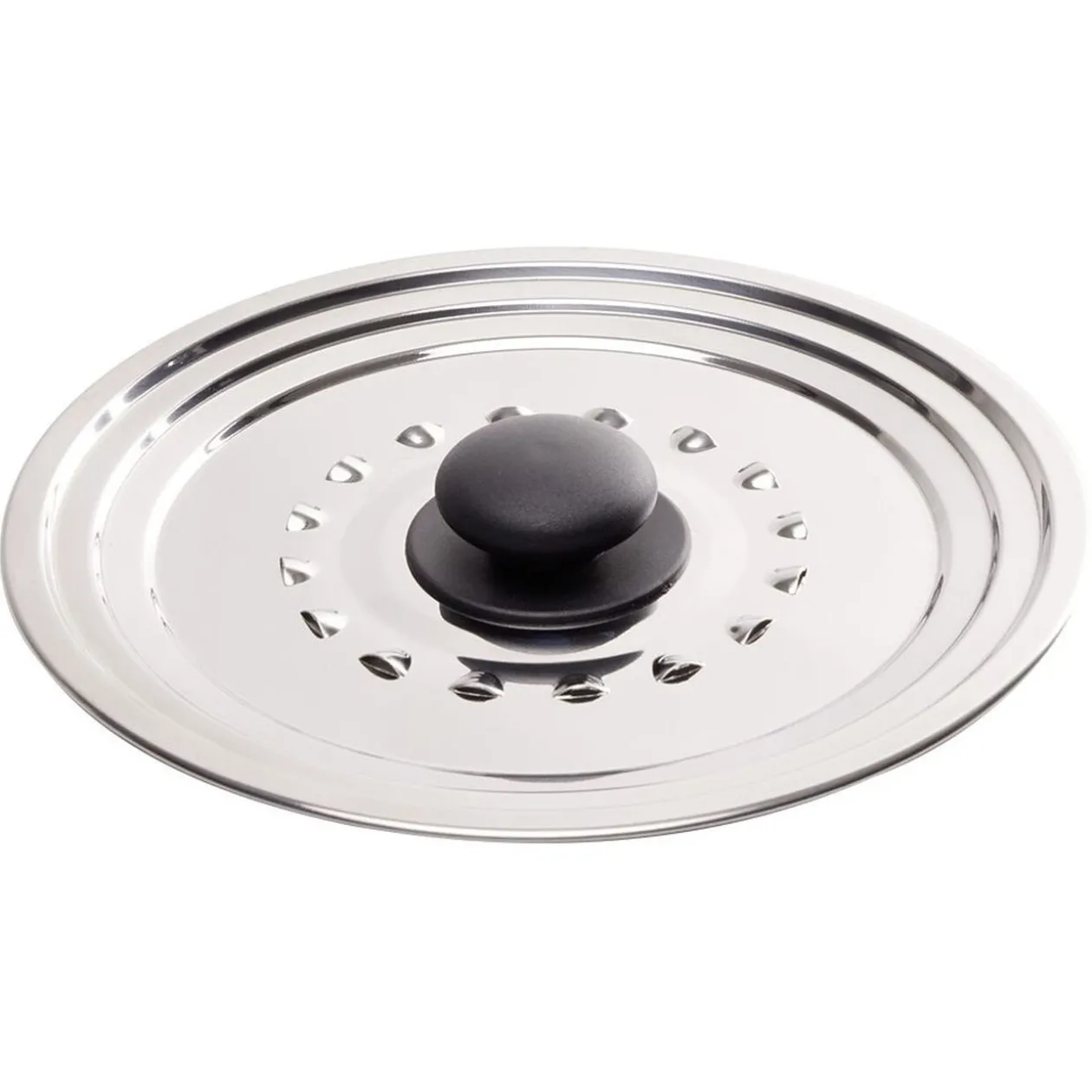 Couvercle anti éclaboussures en inox Ø21 cm