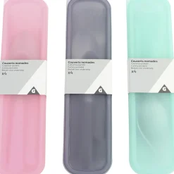 Couvert nomade x 4 avec boîte assortie