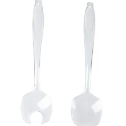 Couverts à salade transparents