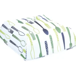 Couvre plat isotherme blanc imprimé