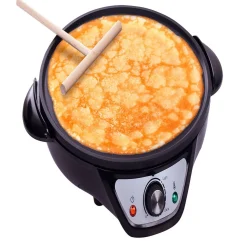 Crêpière en aluminium noir