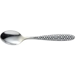 Cuillère à dessert Scandinave noir et blanc