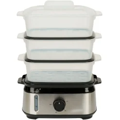 Cuiseur vapeur 3x3L avec minuteur