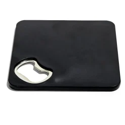 Décapsuleur carré noir 8x8cm