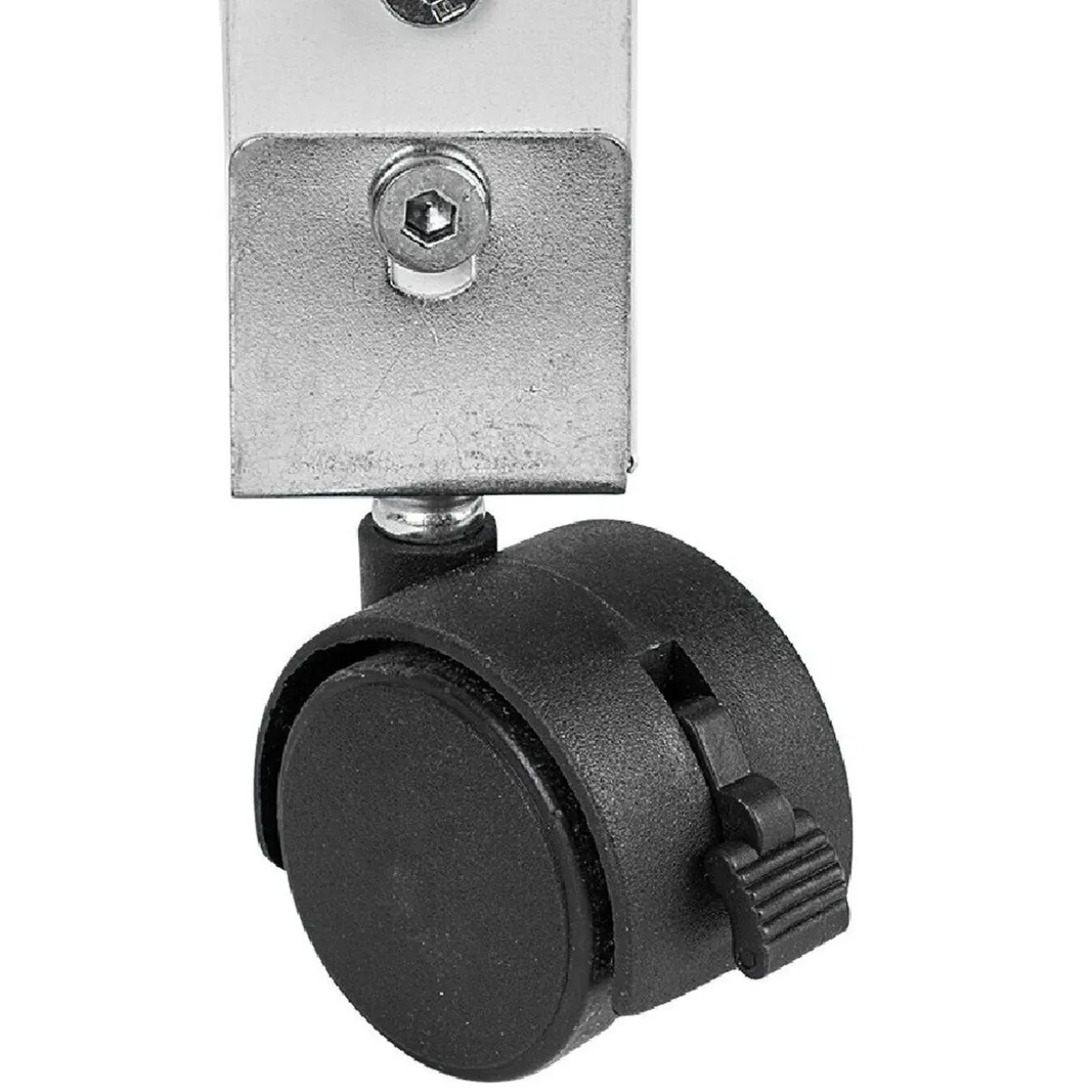 Desserte de cuisine mdf métal blanc gris