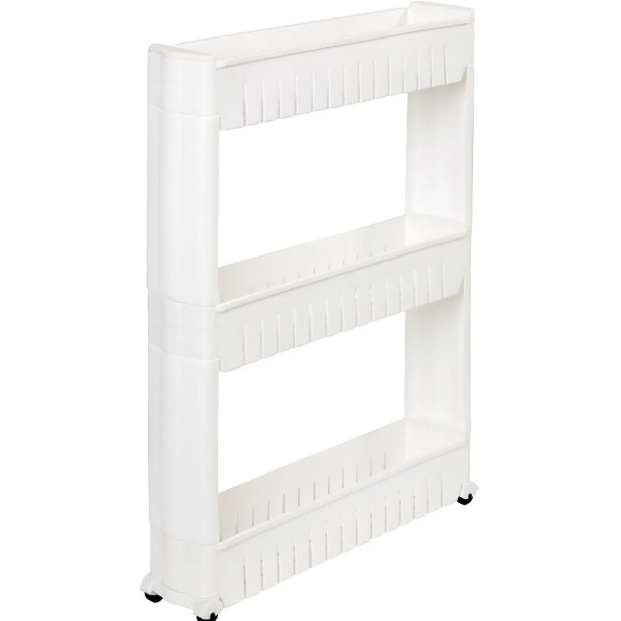 Desserte resserre cuisine étroite sur roulettes 3 niveaux