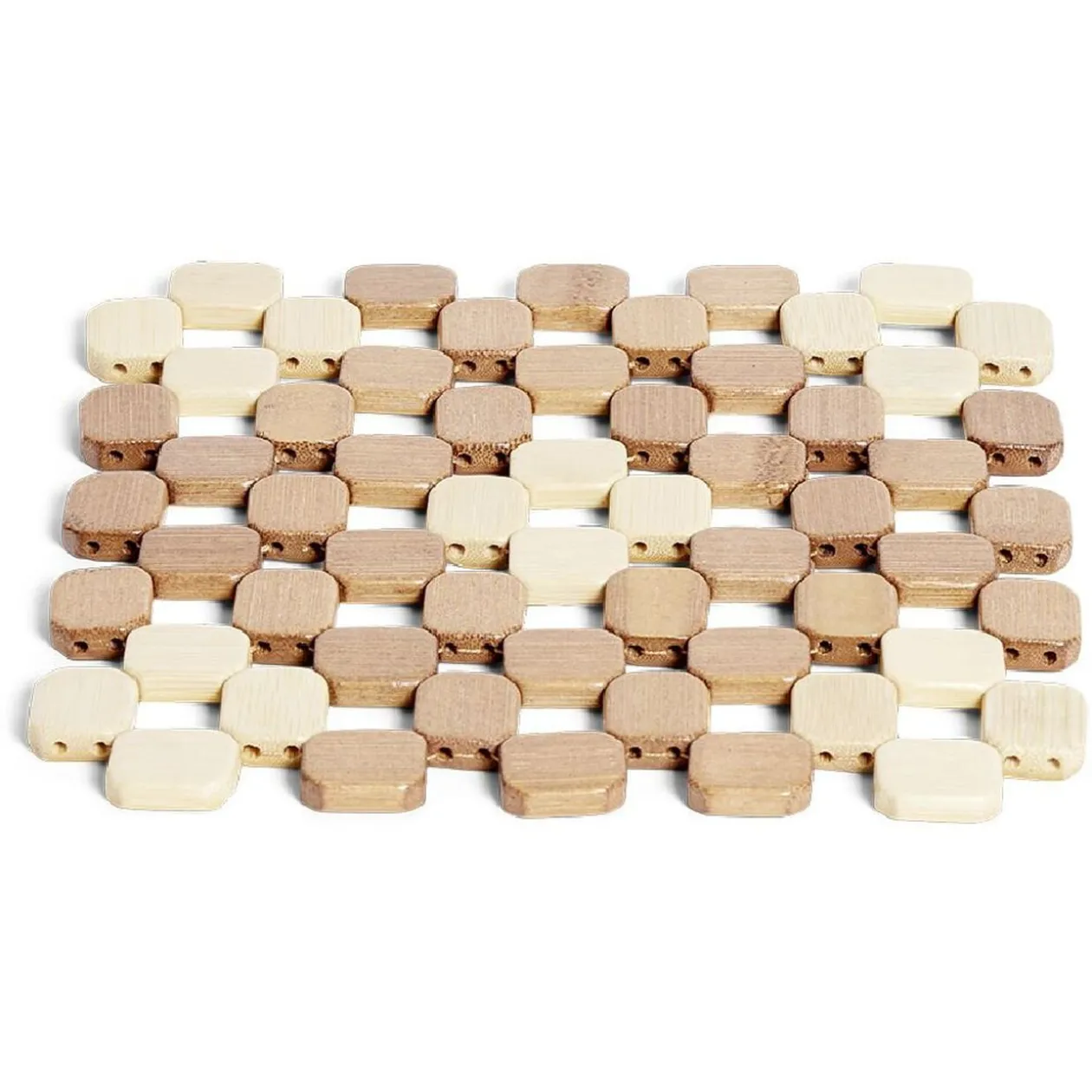 Dessous de plat carré en bambou 19x19cm