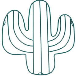 Dessous de plat en forme de cactus vert ou noir