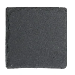 Dessous de verre carré en ardoise 10x10cm