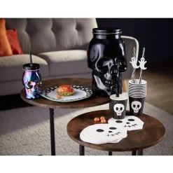 Distributeur de boisson tête de mort en verre