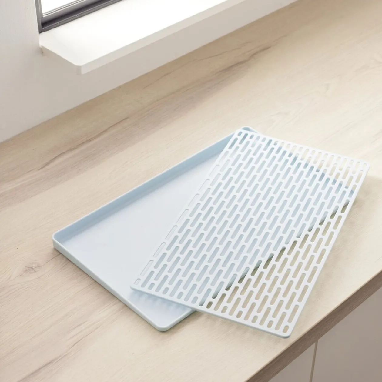 Egouttoir à vaisselle avec support 40x22,6xH2cm