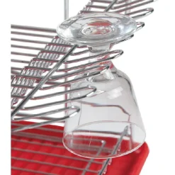 Egouttoir à vaisselle rouge