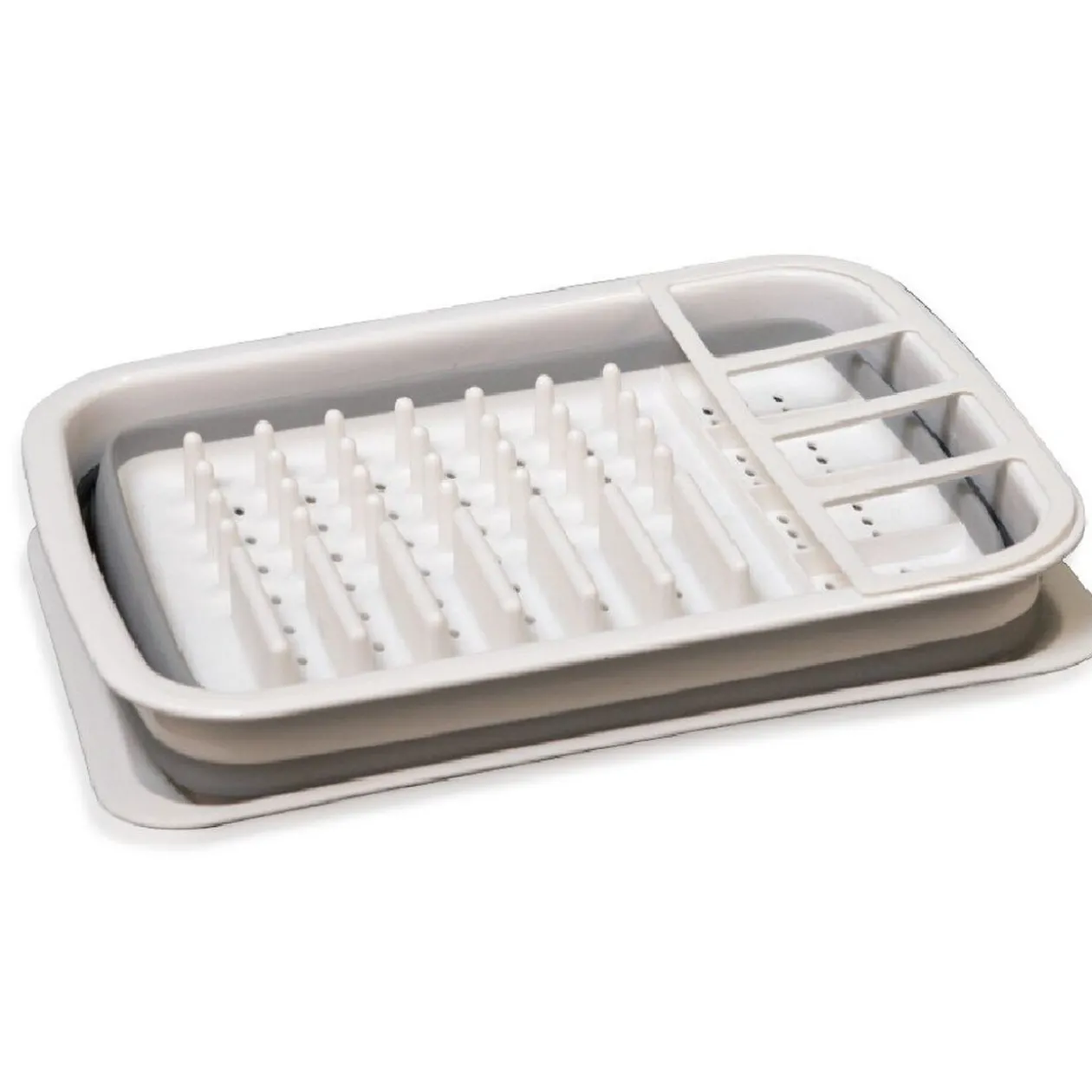 Egouttoir à vaisselle rétractable avec plateau