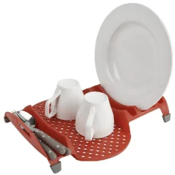 Egouttoir pour évier rouge