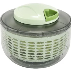 Essoreuse 3en1 hachoir et bol transparent et vert