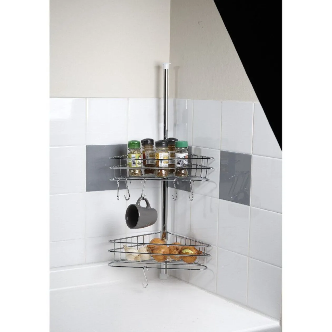 Etagère de cuisine d angle