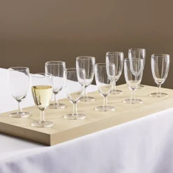 Flûte à champagne en verre 15cl x10