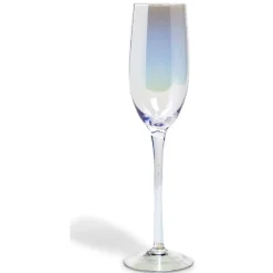 Flûte à champagne irisé collection Noël givré x4