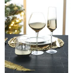 Flûte transparente et dorée