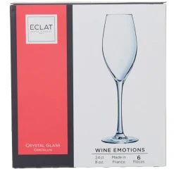 Flûte verre à vin cristallin gamme Wine Emotion 24 cl x6