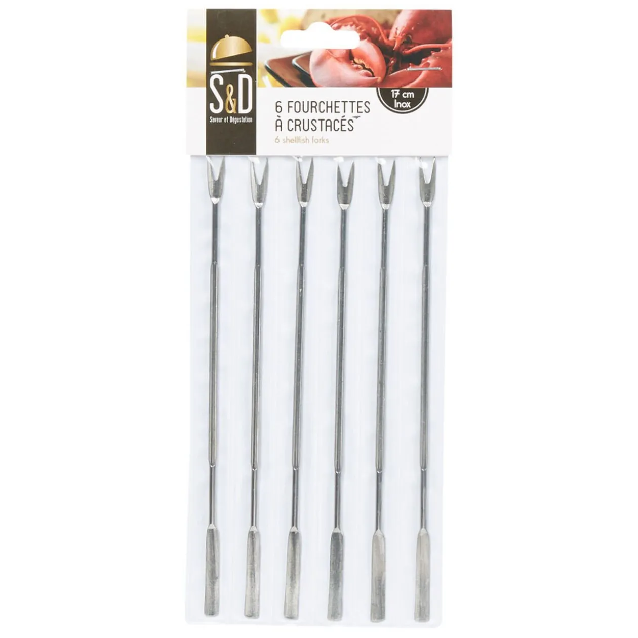 Fourchettes à crustacés x6